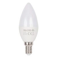 Bec LED lumanare B35 E14 6W lumina rece LR 6400K (include taxa timbru verde 0.40 lei) Valcor VLC11028