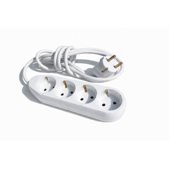 Extension Cords Prelungitor 4 prize 2 metri cu cablu 3x1 (4P 2M) Valcor VLC12019