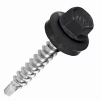 Surub tabla autoforant pentru lemn cap hexagonal 4.8x35mm RAL 7024 Gbo 250buc/cut