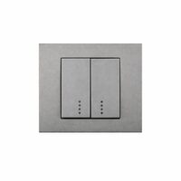 Comutator cu LED Mina ST Metalic Titan Ovivo 401-120200-203